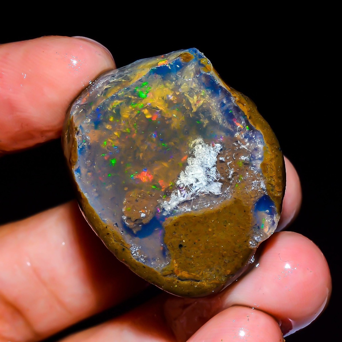 Jewelry Making Raw Materials - Natural Ethiopian Opal Rough Raw 25-80CT