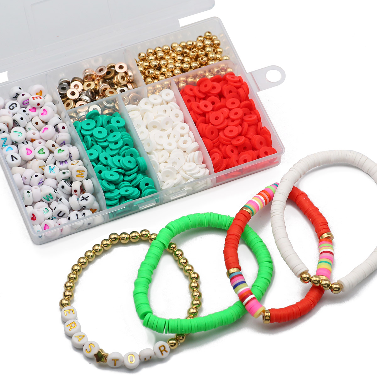 Jewelry Making In Clay - 3mm 2000pcs Polymer Clay Christmas Set