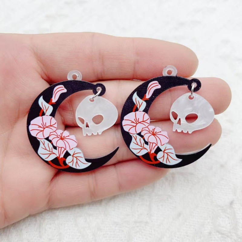 10pcs Halloween Acrylic Ghost  - Jewelry Making review and price