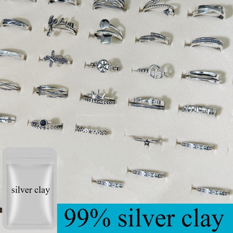 5g/10g Pure Silver Clay Handma - Jewelry Making Raw Materials review and price