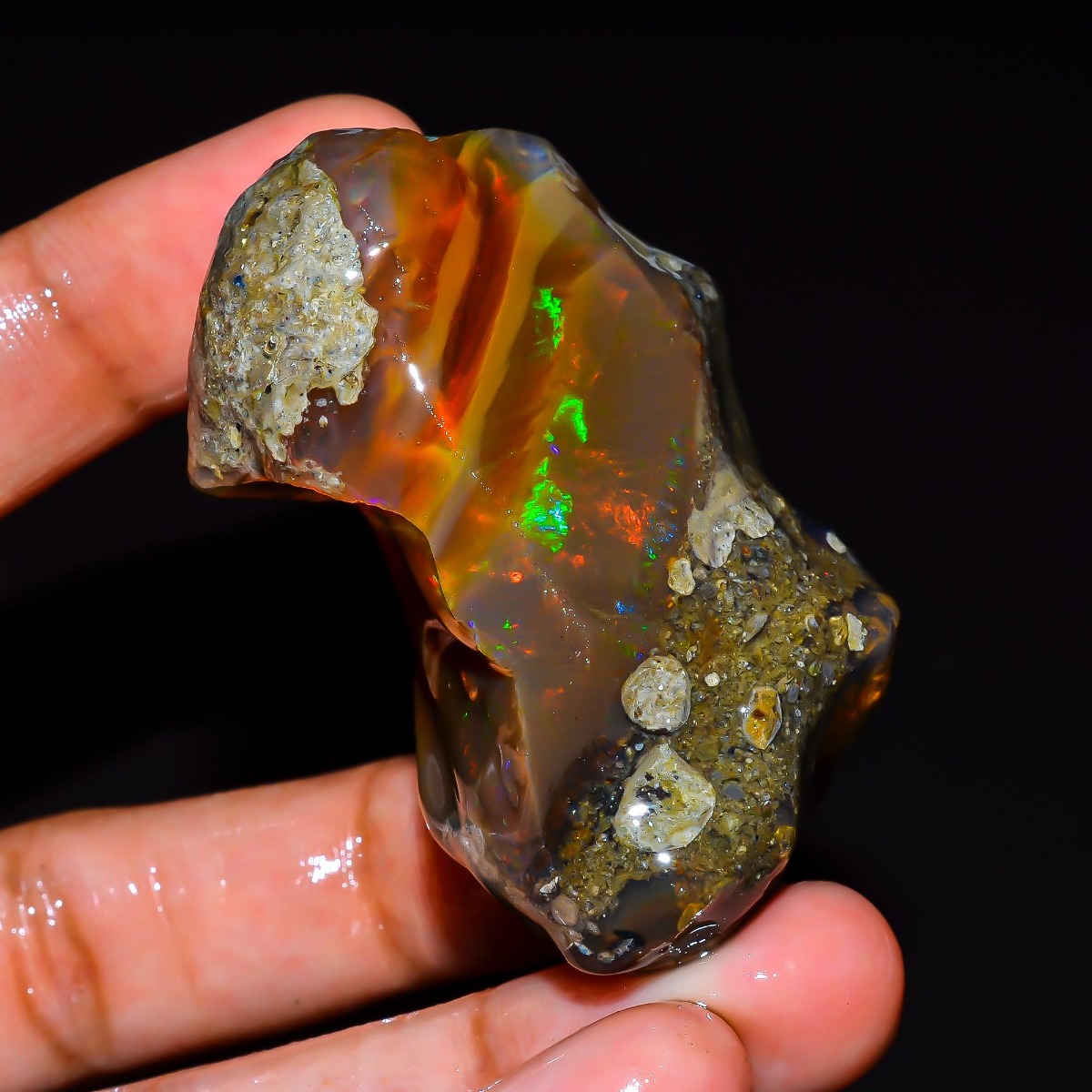 Natural Ethiopian Opal Rough 2 - Jewelry Making Raw Materials review and price