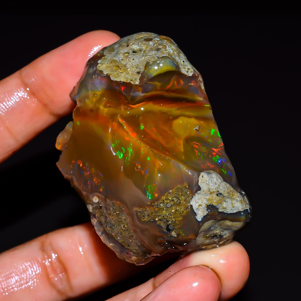 Natural Ethiopian Opal Rough 2 - Jewelry Making Raw Materials review and price