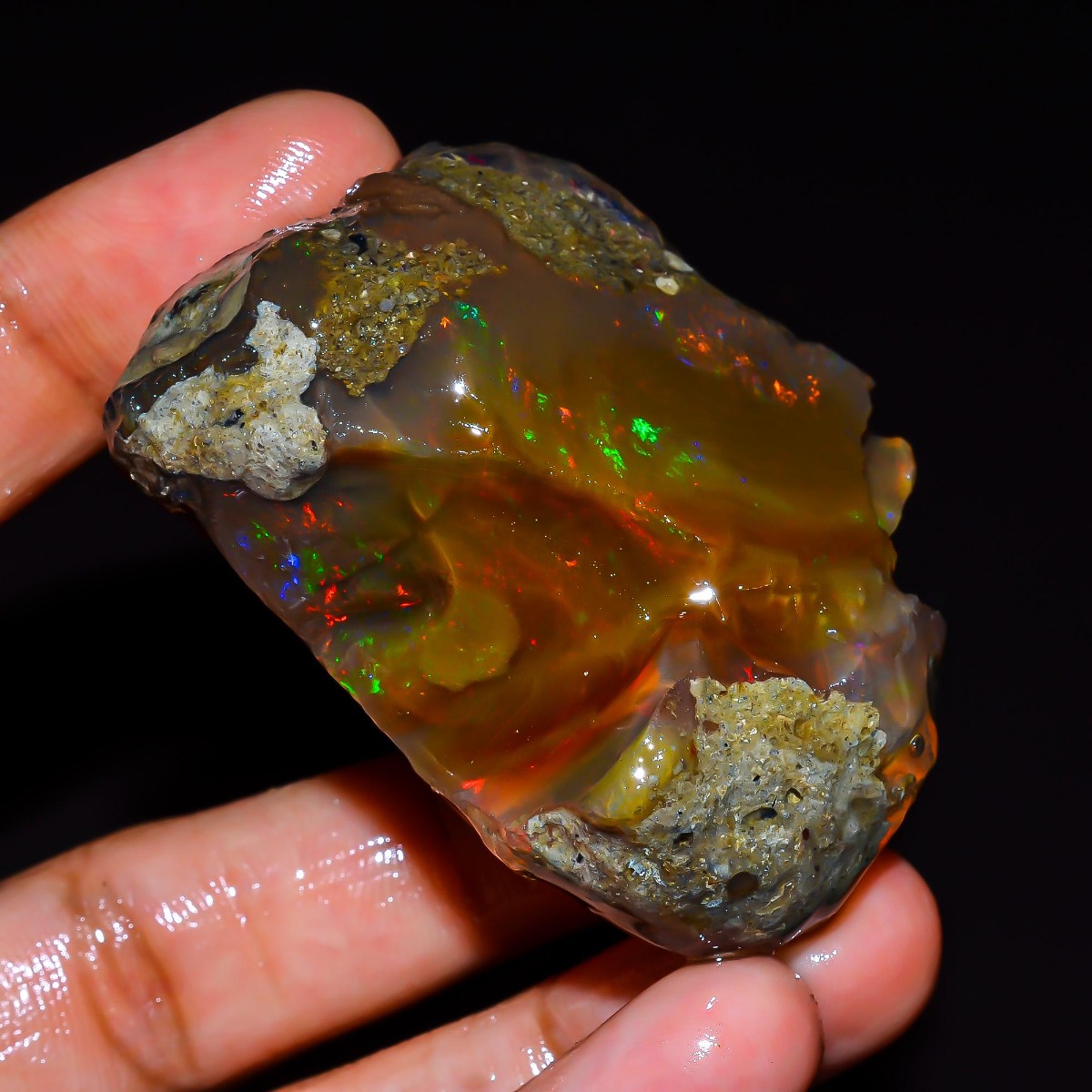 Natural Ethiopian Opal Rough 2 - Jewelry Making Raw Materials review and price