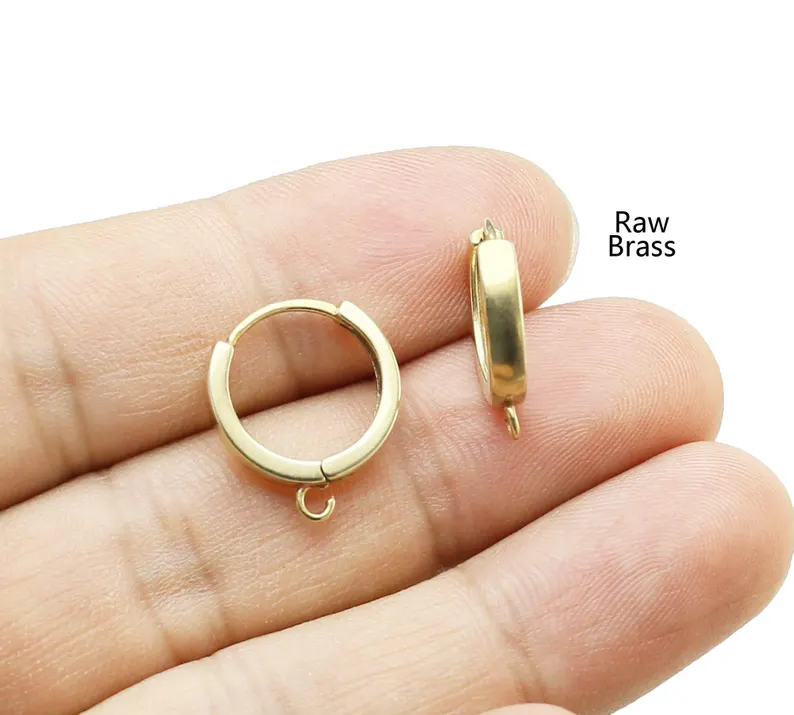 10pcs Brass Ear Hoops, Leverba - Jewelry Making Hardware review and price