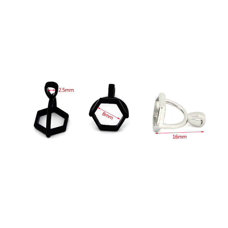 20Pcs Hexagonal Gemstone Cap N - Jewelry Making Hardware review and price