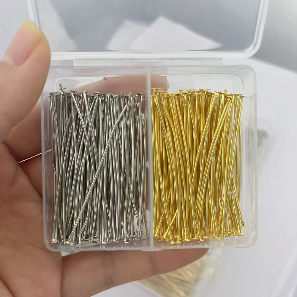 200pcs 30/40/50mm Iron-headed  - Jewelry Making Head Pins review and price