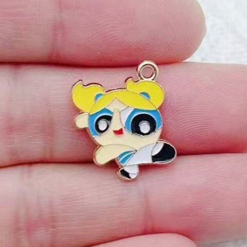10pcs Alloy Oil-Dripping Carto - Jewelry Making review and price