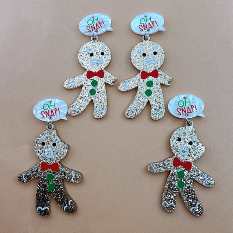 10pcs Cute Christmas Gingerbre - Jewelry Making review and price