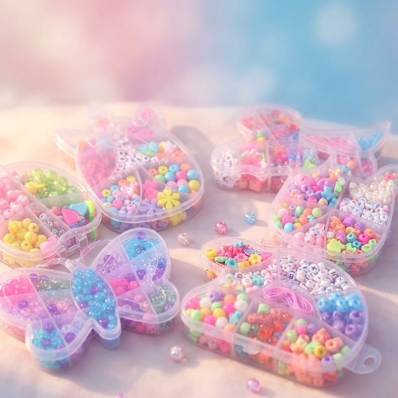Colorful Bead Kit with Assorte - Jewelry Making Kit For Kids review and price