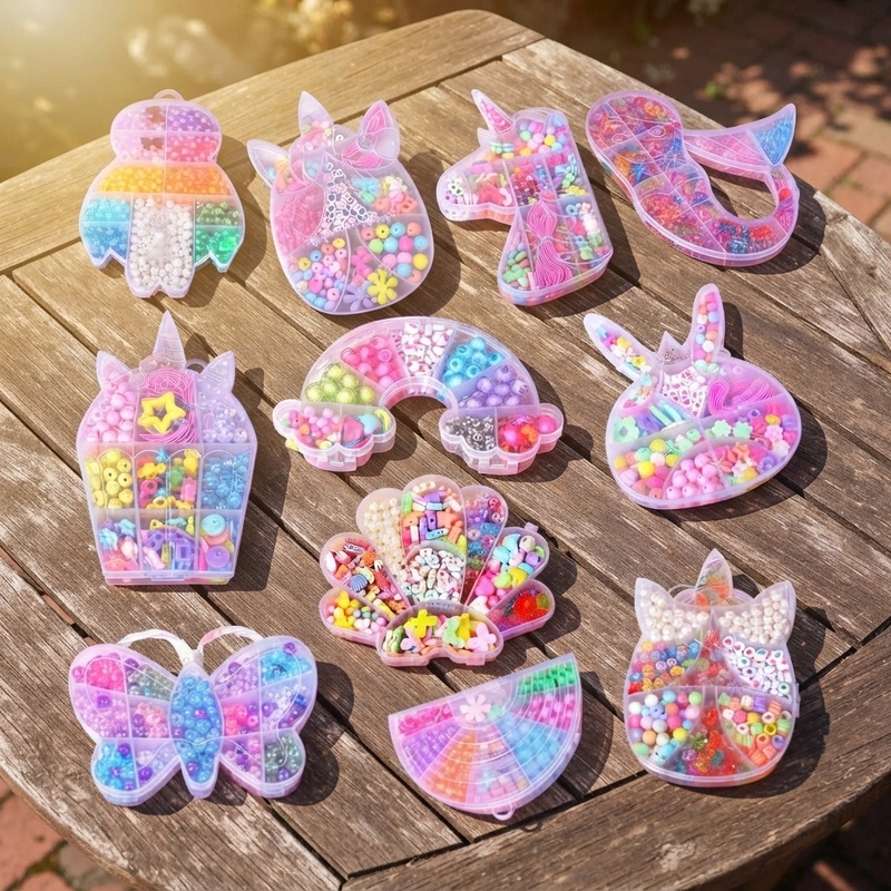 Colorful Bead Kit with Assorte - Jewelry Making Kit For Kids review and price