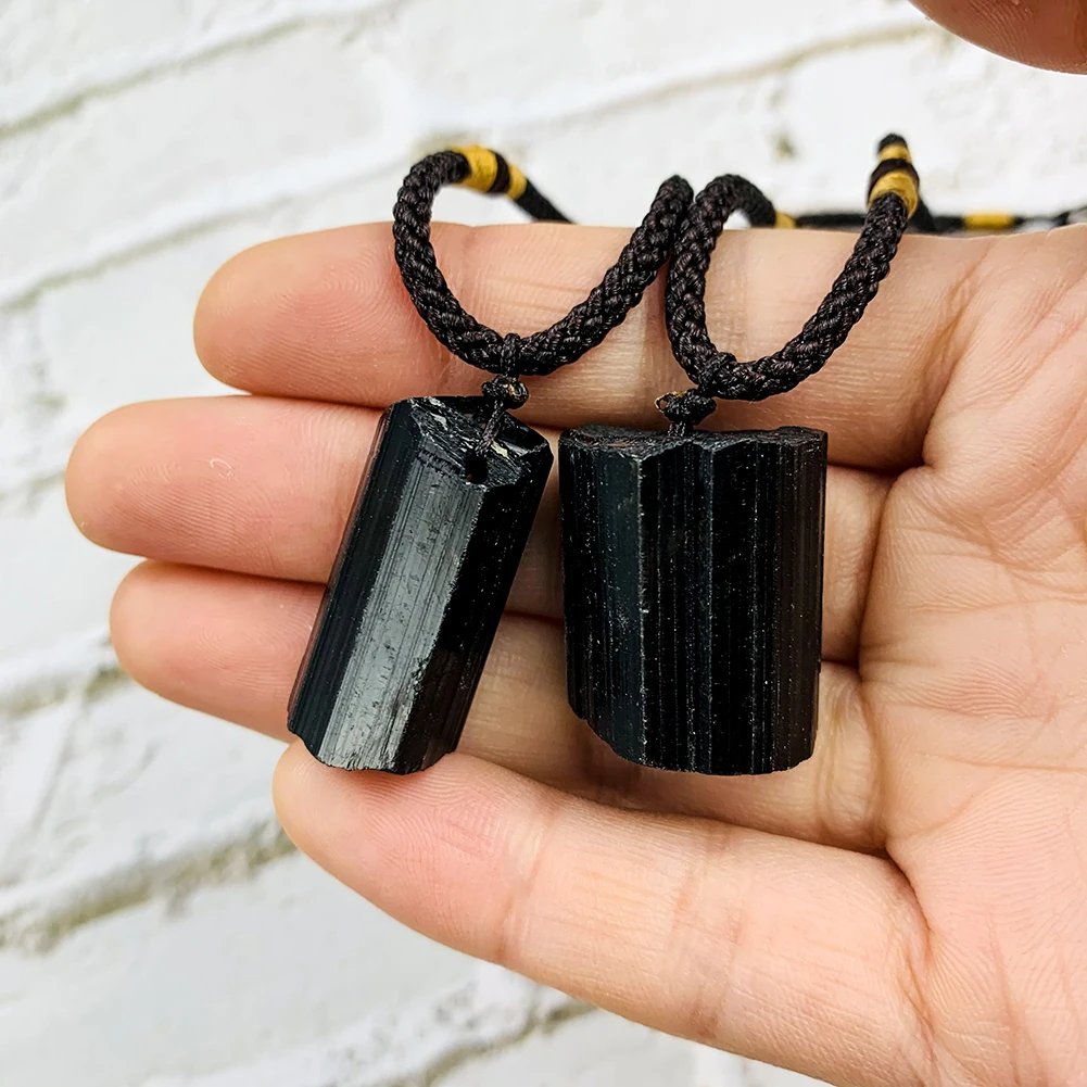 Natural Glass Crystal Tourmali - Jewelry Making Raw Materials review and price