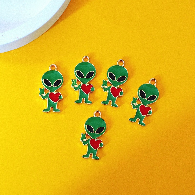 10pcs Simple Alien Alloy Drip  - Jewelry Making review and price