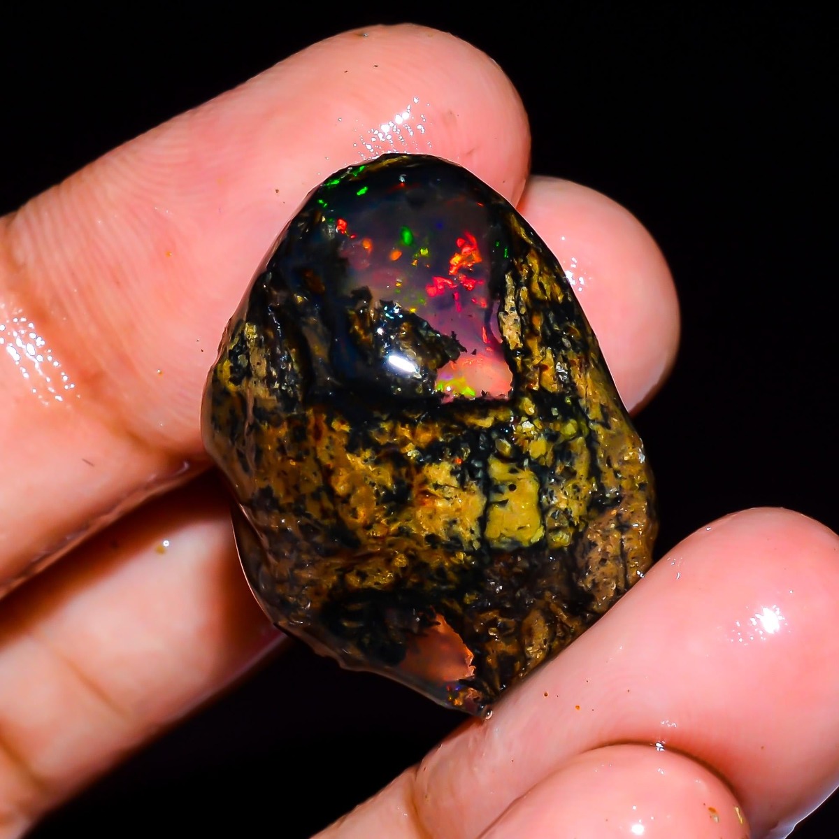 Natural Ethiopian Welo Opal Ro - Jewelry Making Raw Materials review and price