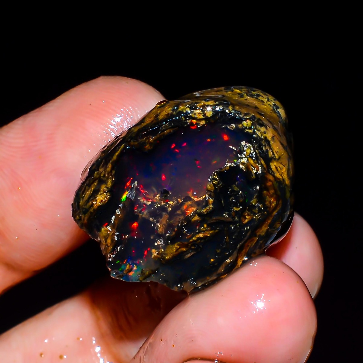 Natural Ethiopian Welo Opal Ro - Jewelry Making Raw Materials review and price