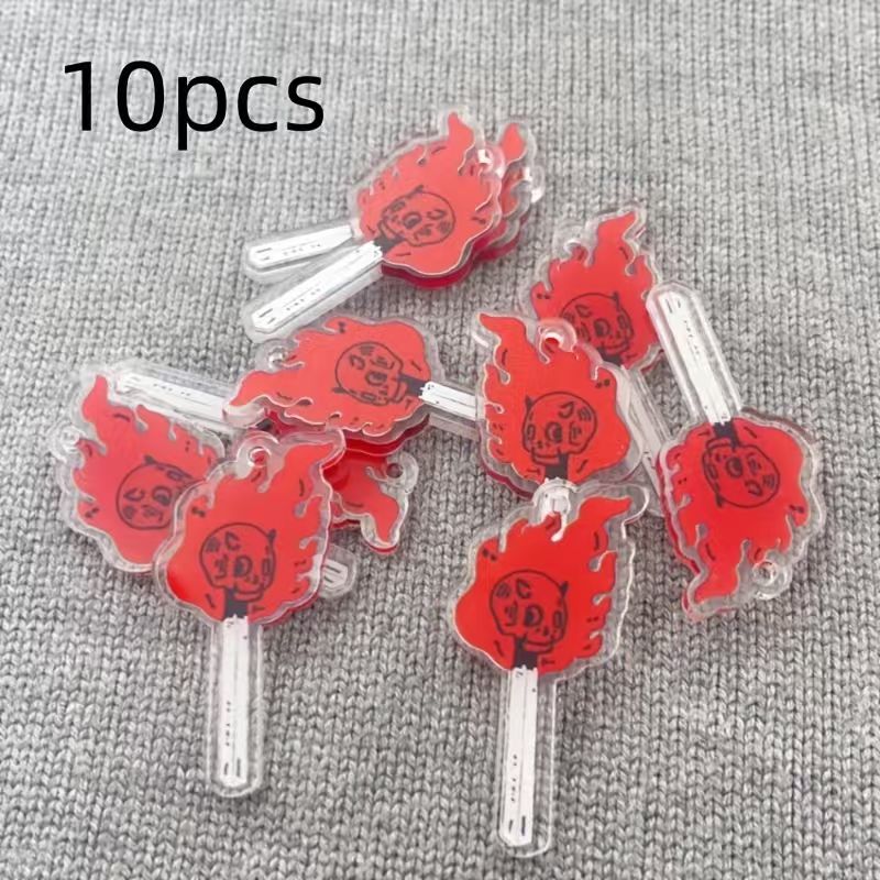 10pcs acrylic skull pendant, D - Jewelry Making review and price