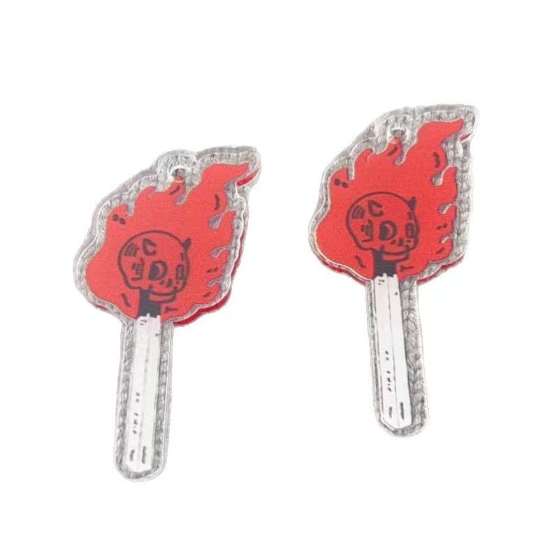 10pcs acrylic skull pendant, D - Jewelry Making review and price