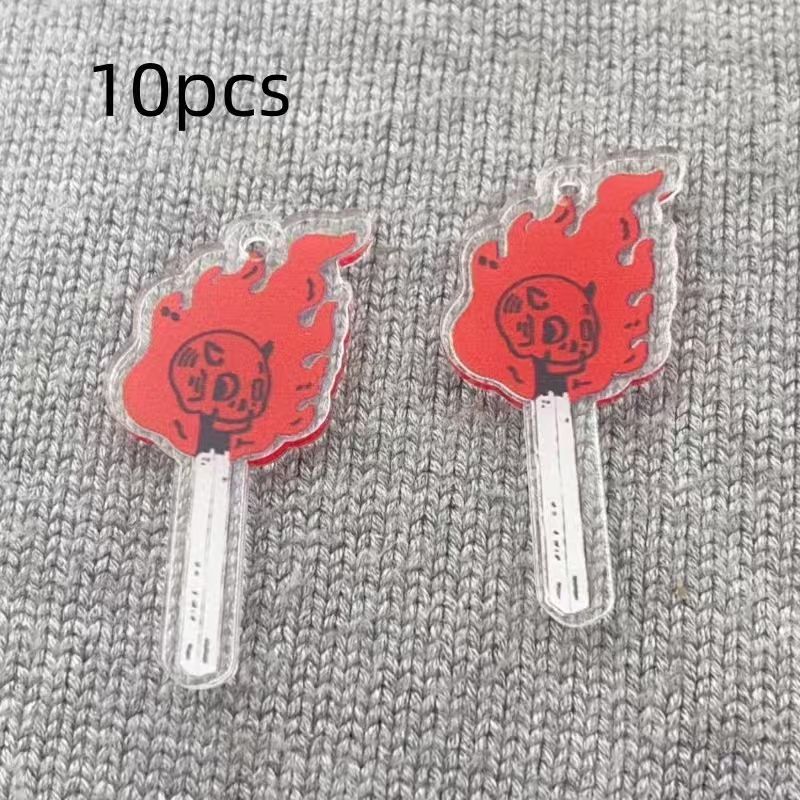 10pcs acrylic skull pendant, D - Jewelry Making review and price