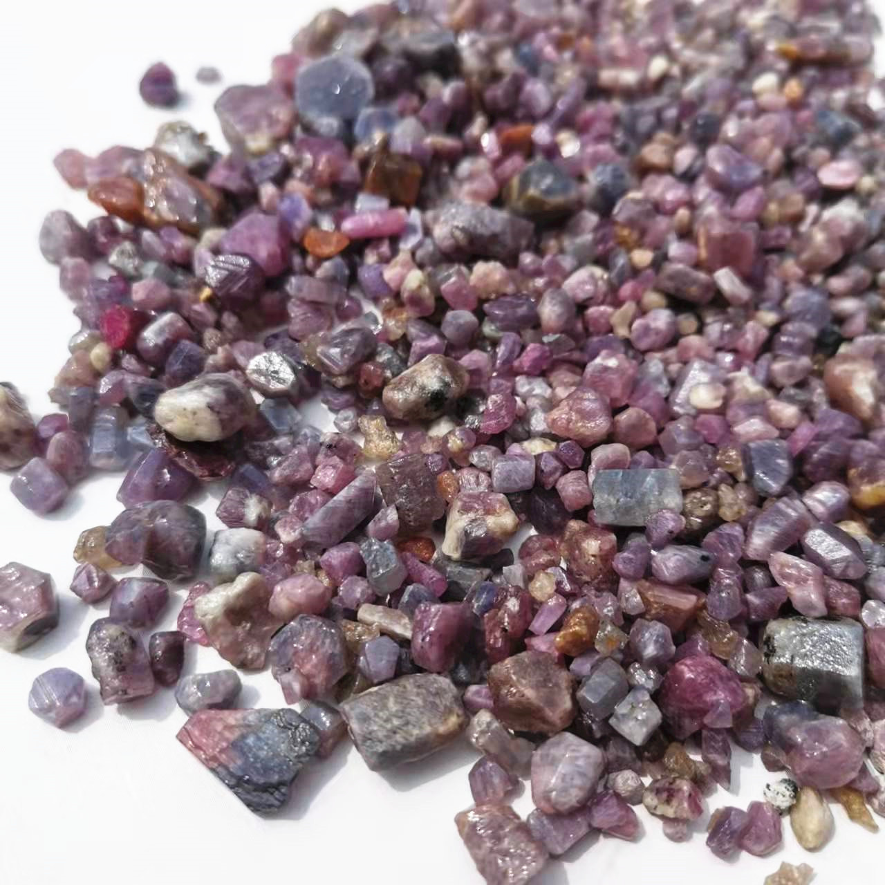 Natural Raw Purple Corundum st - Jewelry Making Raw Materials review and price