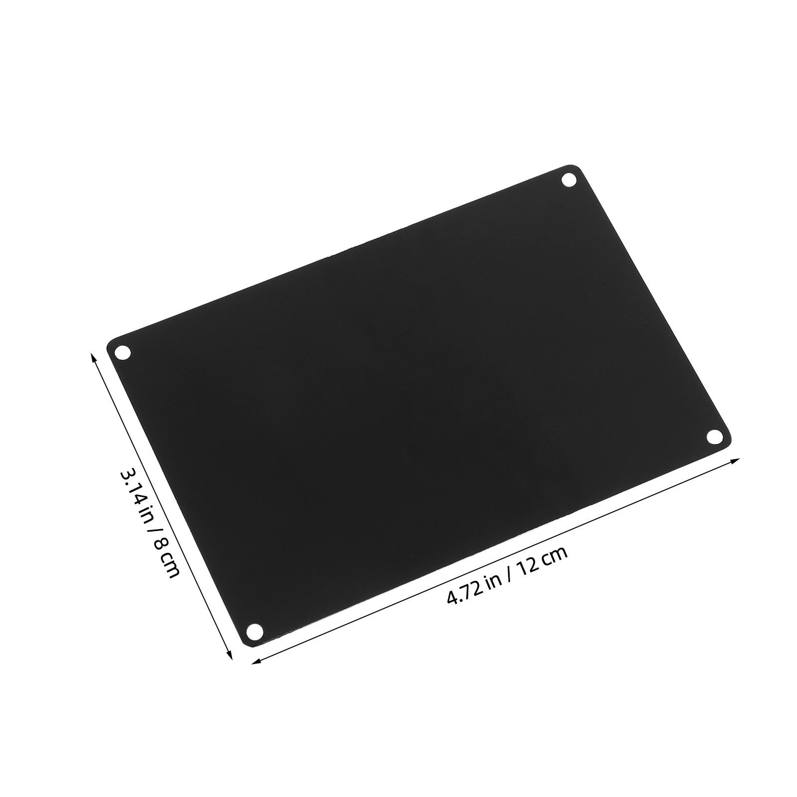 10Pcs Aluminum Alloy Black Rec - Jewelry Making review and price