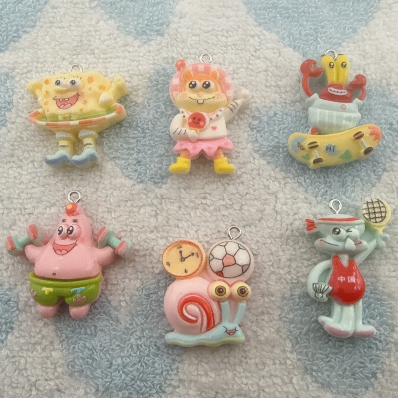 10pcs cartoon resin pendant, D - Jewelry Making review and price