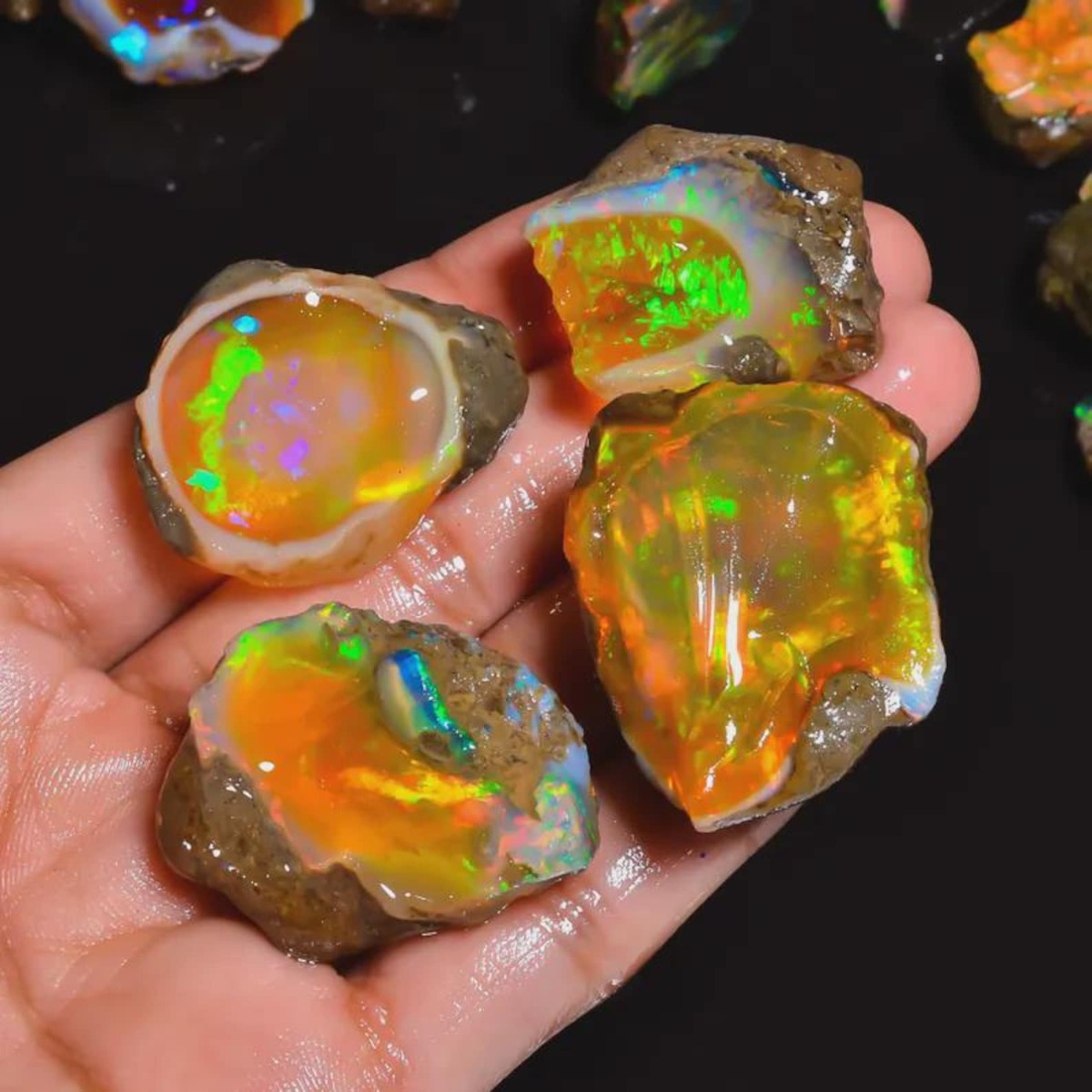 25-80CT Genuine Ethiopian Welo - Jewelry Making Raw Materials review and price