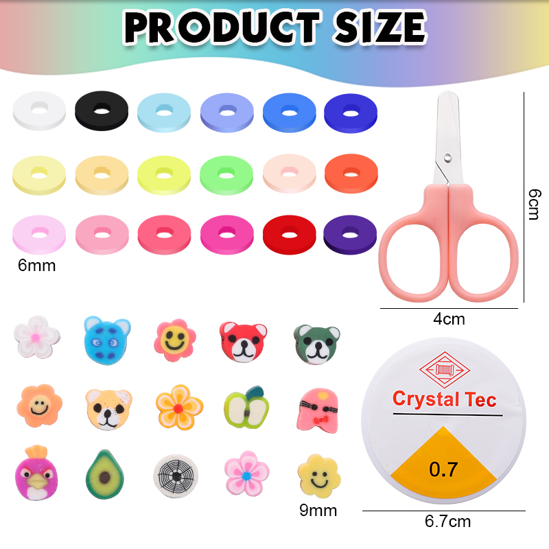 Clay Beads Bracelet Making Kit - Jewelry Making Kit For Kids review and price