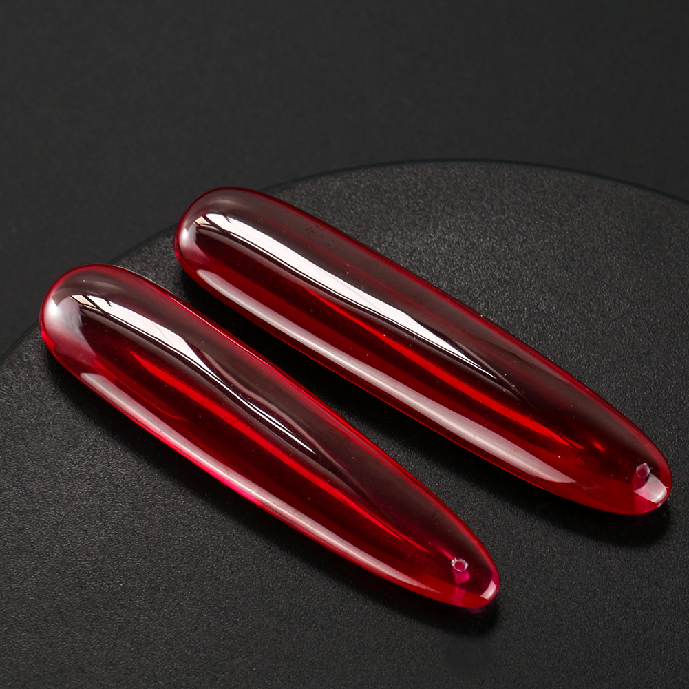 1PC Synthetic Red Corundum Rub - Jewelry Making Raw Materials review and price
