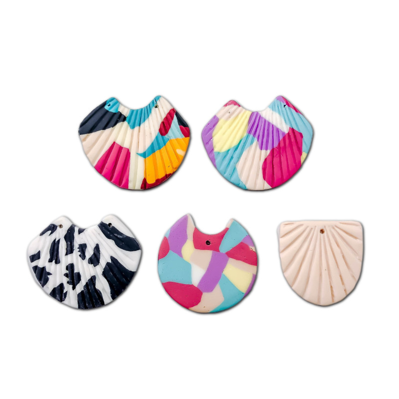 5PCS/lot Retro Color Double Ho - Jewelry Making In Clay review and price