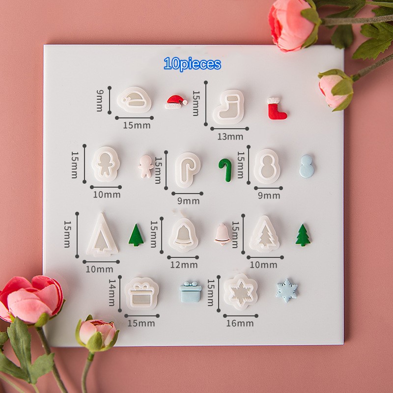 SNASAN 10pieces Tiny Christmas - Jewelry Making In Clay review and price