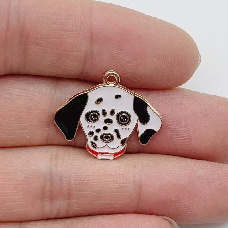12pcs cartoon pet spotted dog  - Jewelry Making review and price