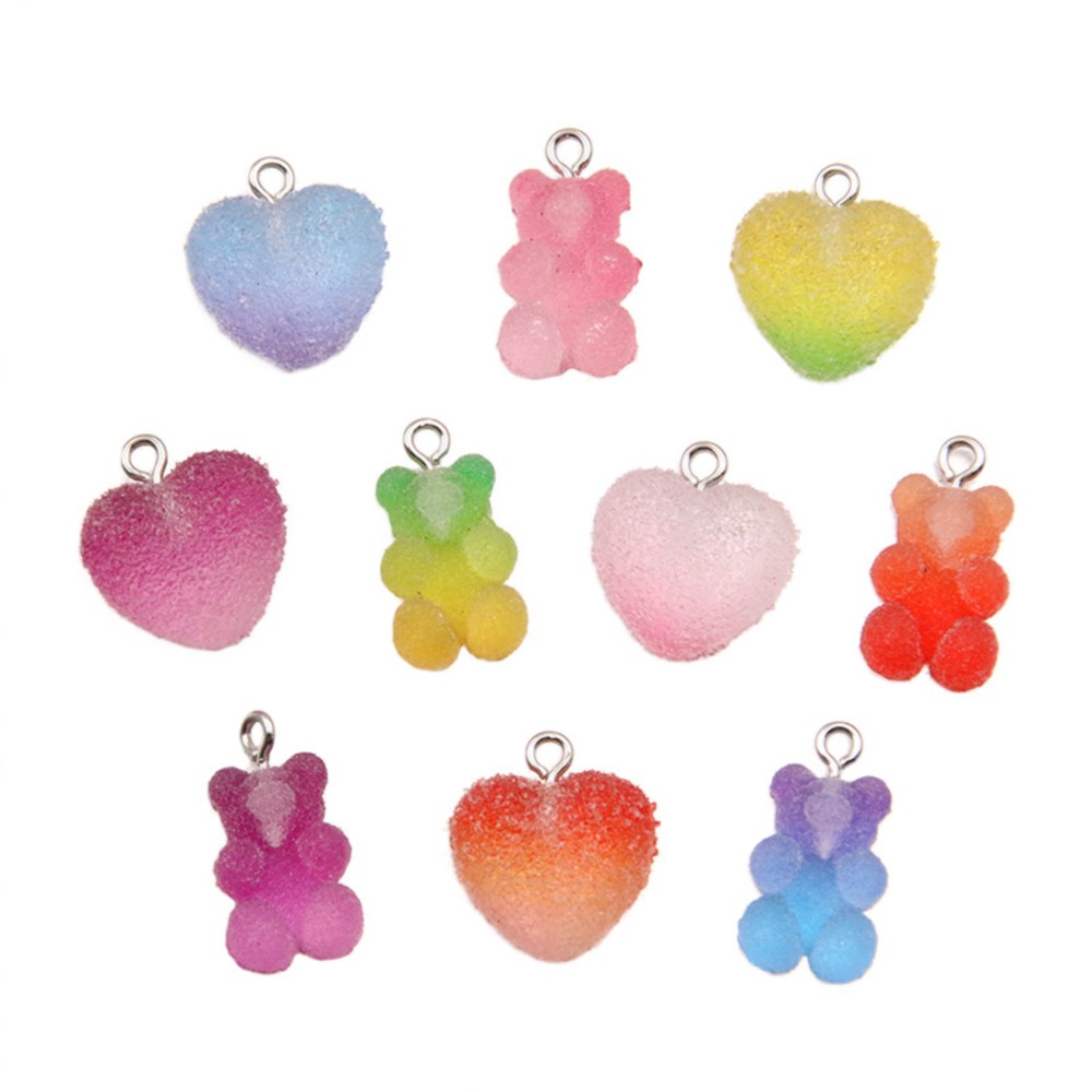 20Pcs Gradient Color Candy Res - Jewelry Making In Clay review and price